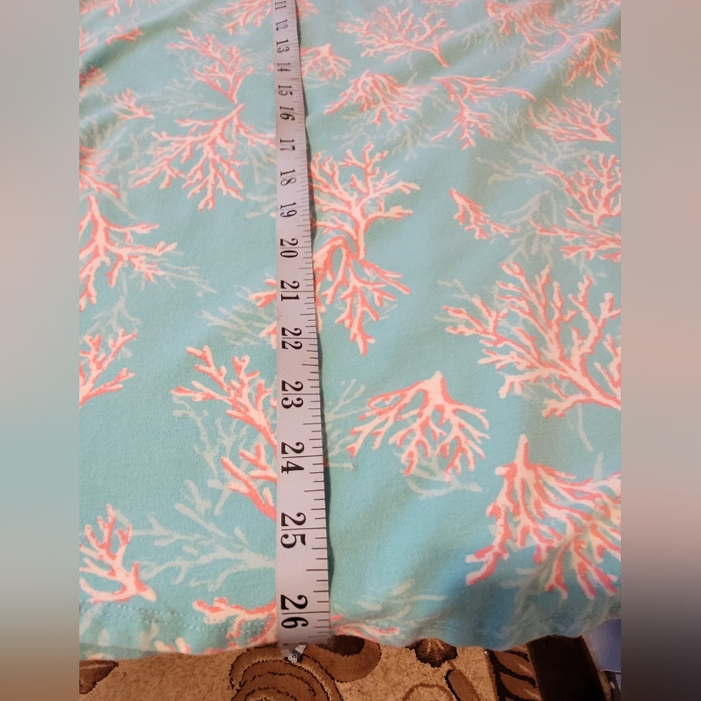 Belle Beach Coral Print T-shirt - Size 3XL - Picture 5 of 5